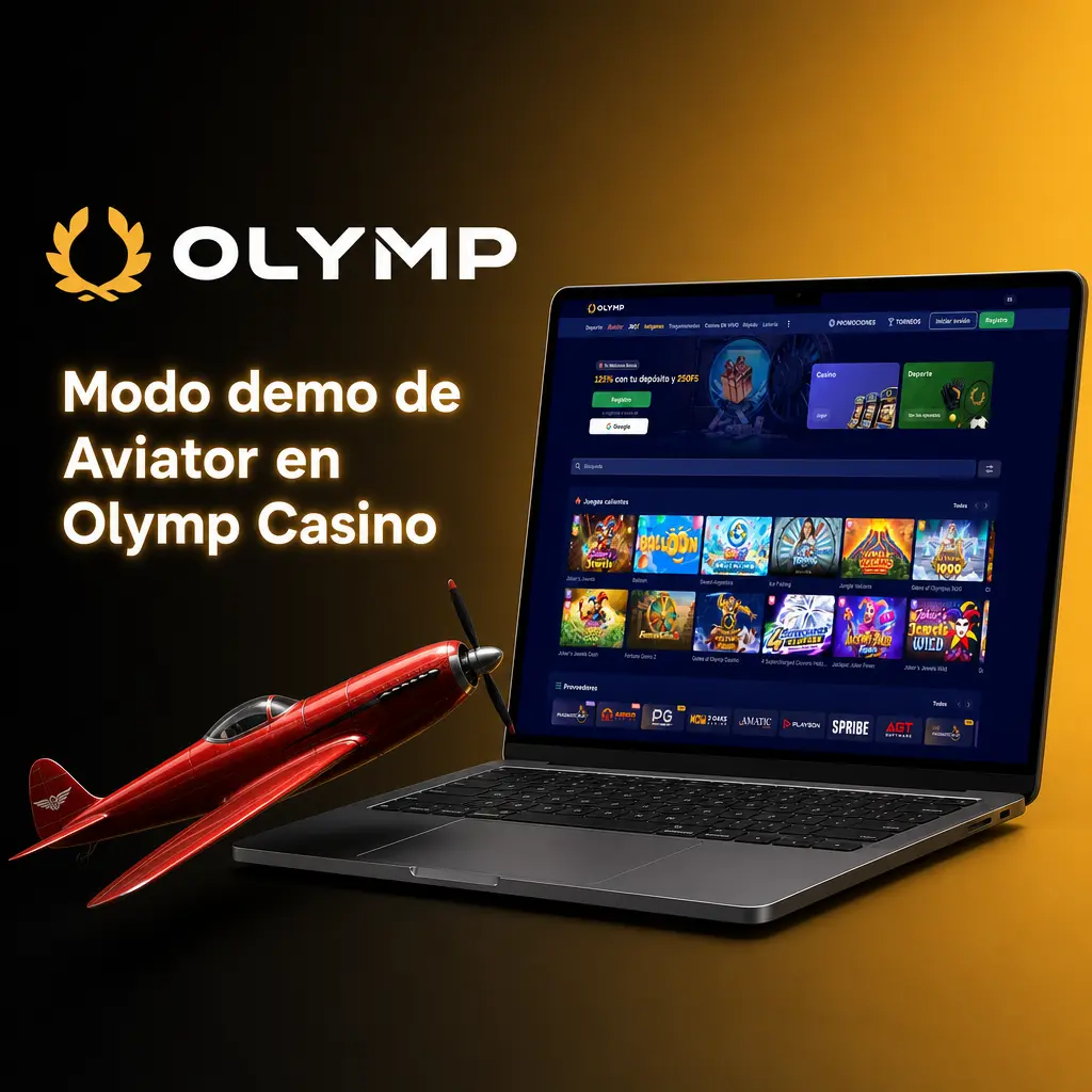 Modo demo de Aviator en Olymp Casino con saldo virtual para practicar el multiplicador sin riesgo financiero