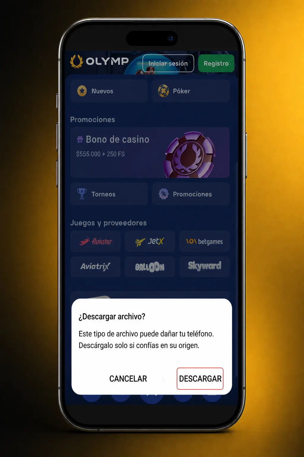 Pasos para descargar e instalar el APK de Aviator de Olymp Casino en un dispositivo Android